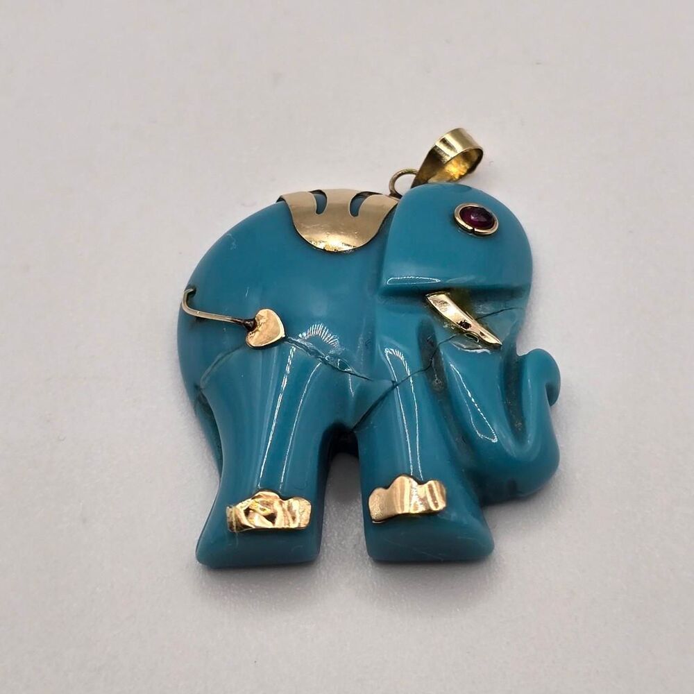 Vintage-supply Women's Blue and Gold Jewellery
